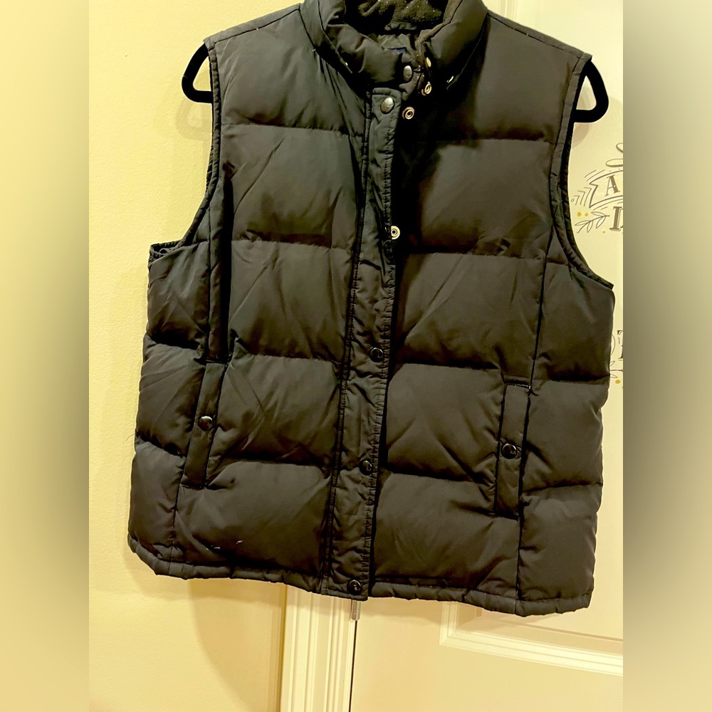 Gap , Black winter vest very well insulated. Size L